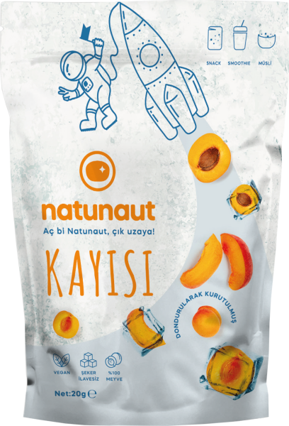 Kuru Kayısı Meyve Cipsi - Dondurularak Kurutulmuş Freeze Dried Kayısı