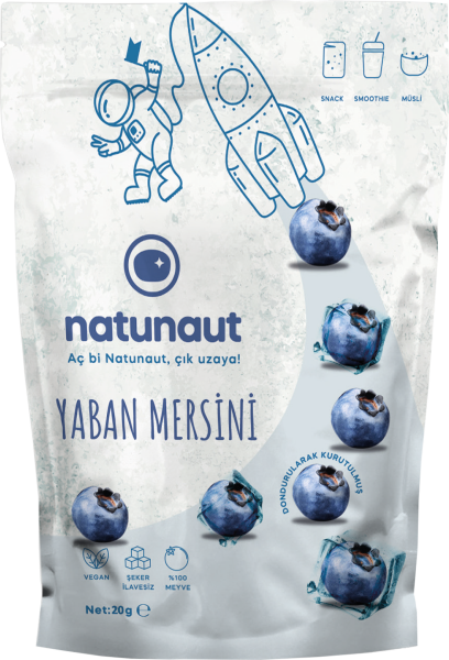 Kuru Yaban Mersini Meyve Cipsi - Dondurularak Kurutulmuş Freeze Dried Yaban Mersini